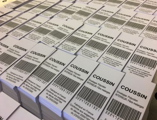 Etiquettes Code Barre pour Coussin