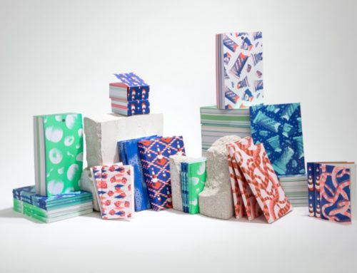 Papeterie Blocs et Carnets avec papiers 100% recyclés issus de rebus – Couture singer – Encollage pigmentaire – Risographie