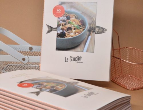 Cahier de recettes pour Conserverie – Reliure en couture Singer Orange fluo – Olin Regular Extra Blanc
