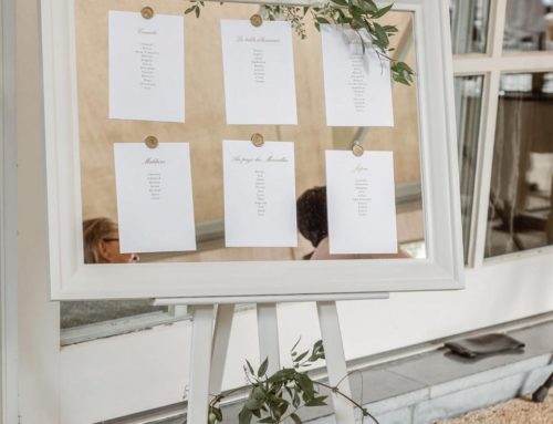 Plan de table pour mariage avec Miroir et sceaux de cire – création pack 350gr/m2