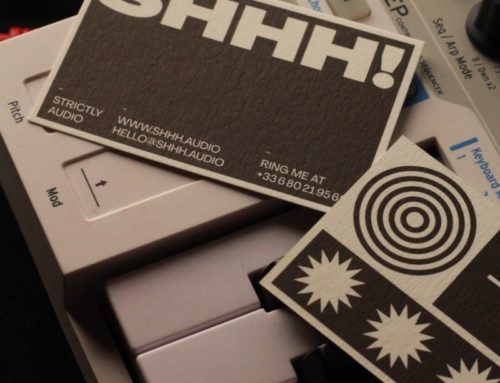 Carte de visite sound designer – Impression Offset Noir – Colorplan bright white 350gr/m2