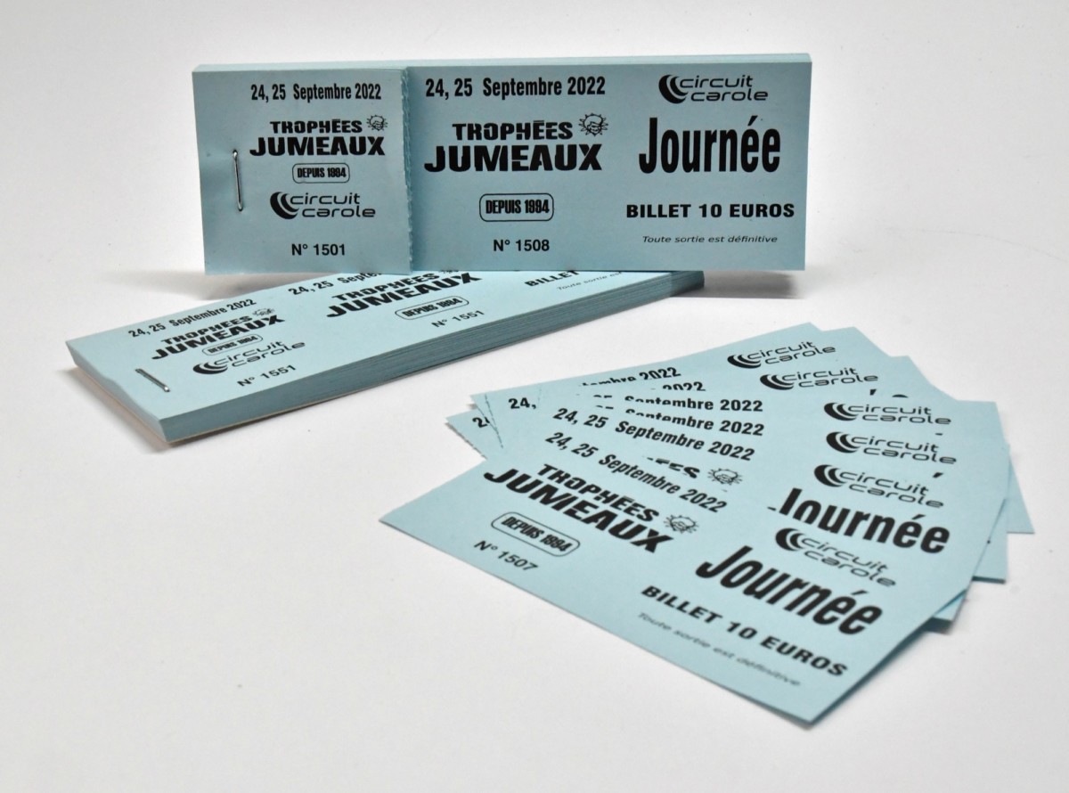 Impression carnet de tickets - ClicetPrint