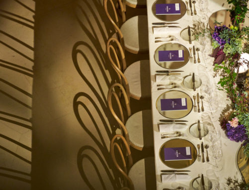 Menu Miroir pour soirée de gala – Impression Pantone et marquage à chaud Or Mat – Colorplan Pristine white 270g